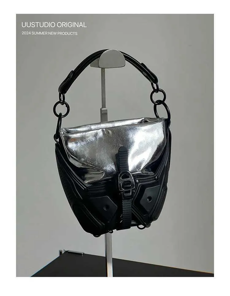 Womans Spicy Girls Umhängetasche Trendy PU Leder Handtaschen Stilvolle Punk Geldbörse Mode Y2K UmhängetaschenC241216_voghion.com