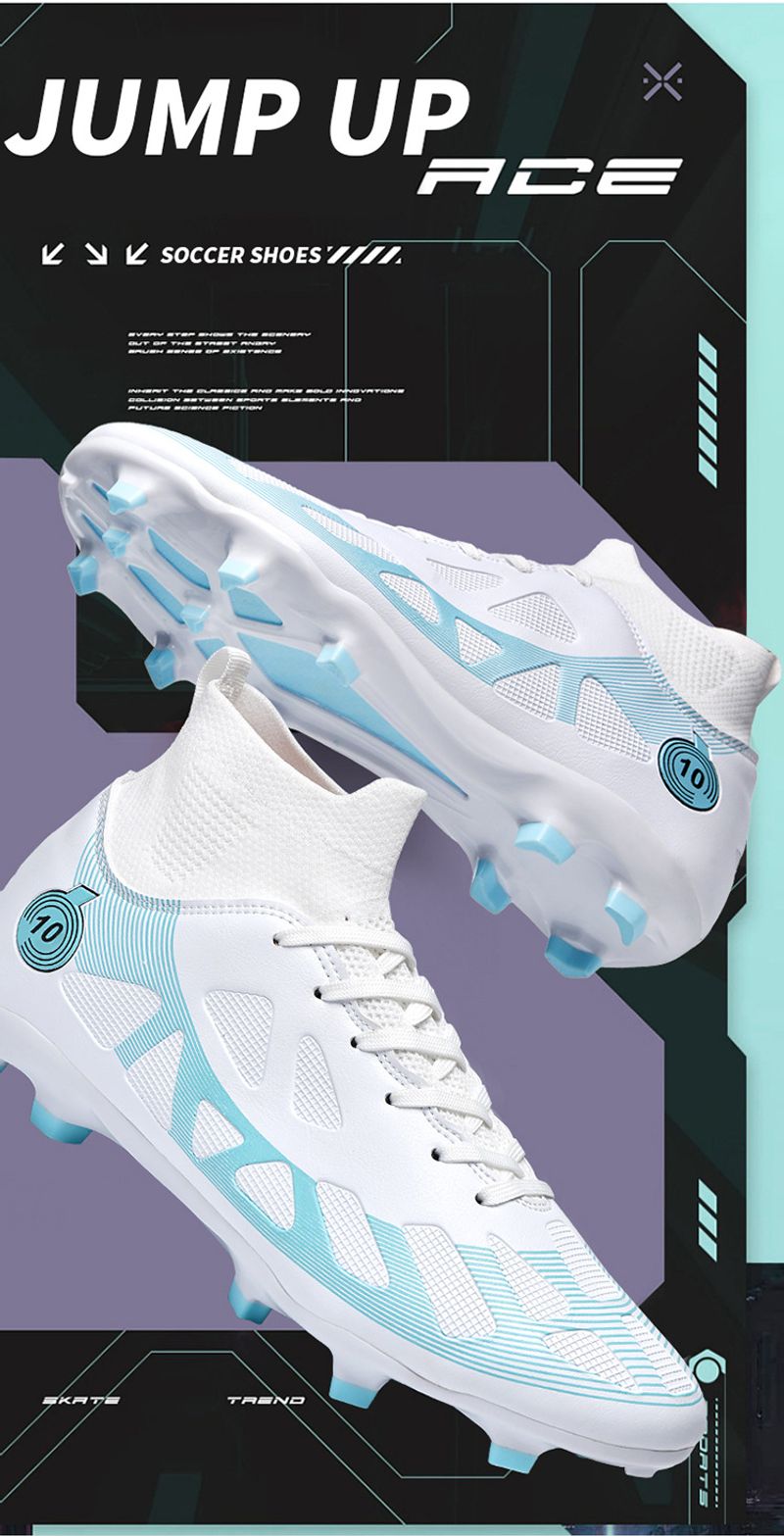 High Top 2023 Herbst Neue Lange Kurze Nagel Fußball Große Größe 46 Jungen Erwachsene Sport Schuhe_voghion.com