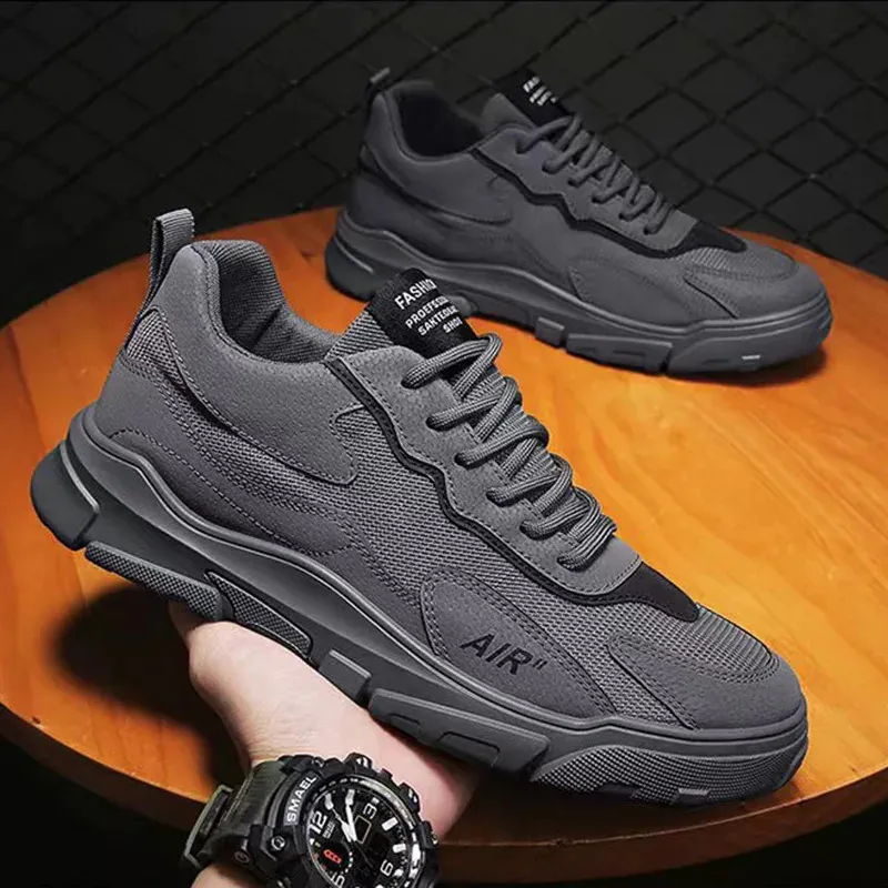 Klimveiligheidsschoenen voor heren Mesh Ademend Buitensport Trend Lage schaatsschoen Heren Licht Antislip Platform_voghion.com