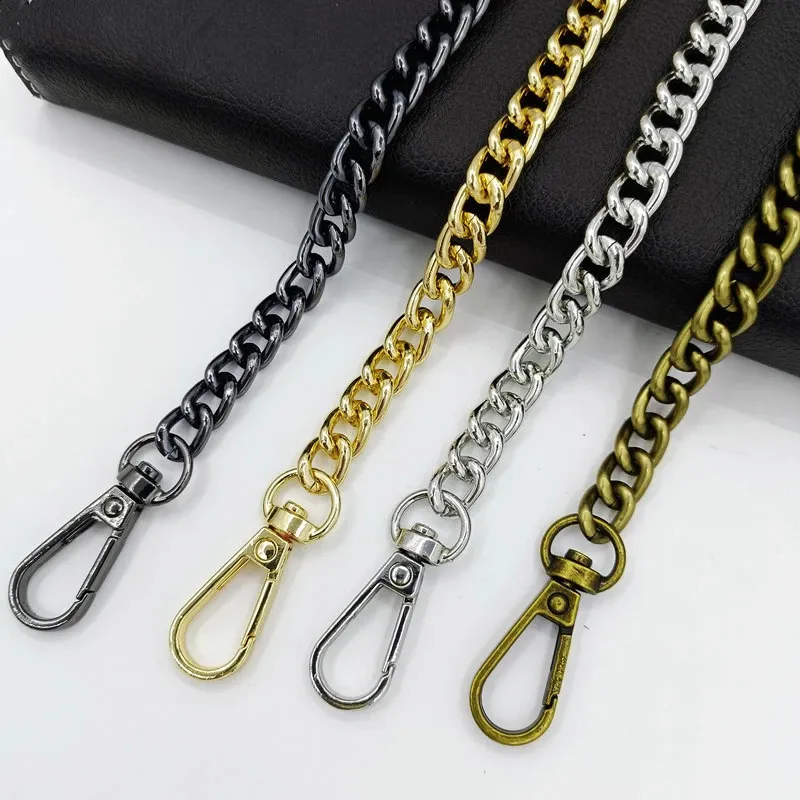 40120CM Hoge kwaliteit ketting DIY geweven aluminium schouderband crossbody tas metalen vervangende kettingen accessoires 240809_voghion.com