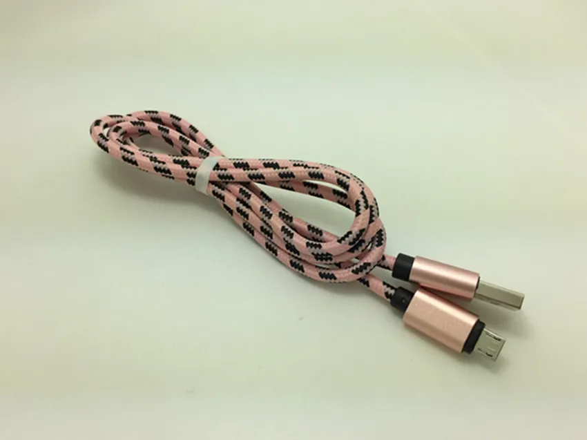 High Speed Type C Charging Cord Metal Housing 2A Sync Cords Braided Data Fast Charger Cable Micro USB 8 For IPhone 13 14_voghion.com