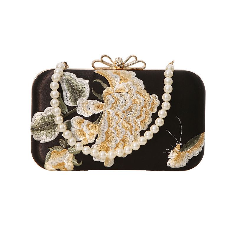 Nouveau dîner brodé style chinois cheongsam avec robe de soirée pour femme papillon wer pochette drapeau_voghion.com