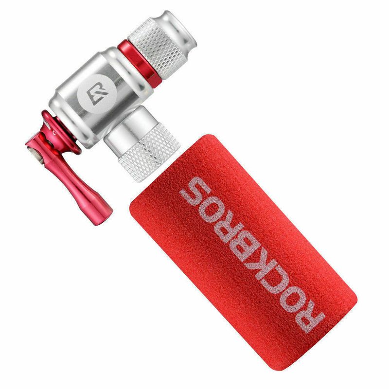 ROCKBROS Mini Fahrrad CO2 Pumpe, Luftpumpe für Presta/Schrader Ventile, 20g_voghion.com