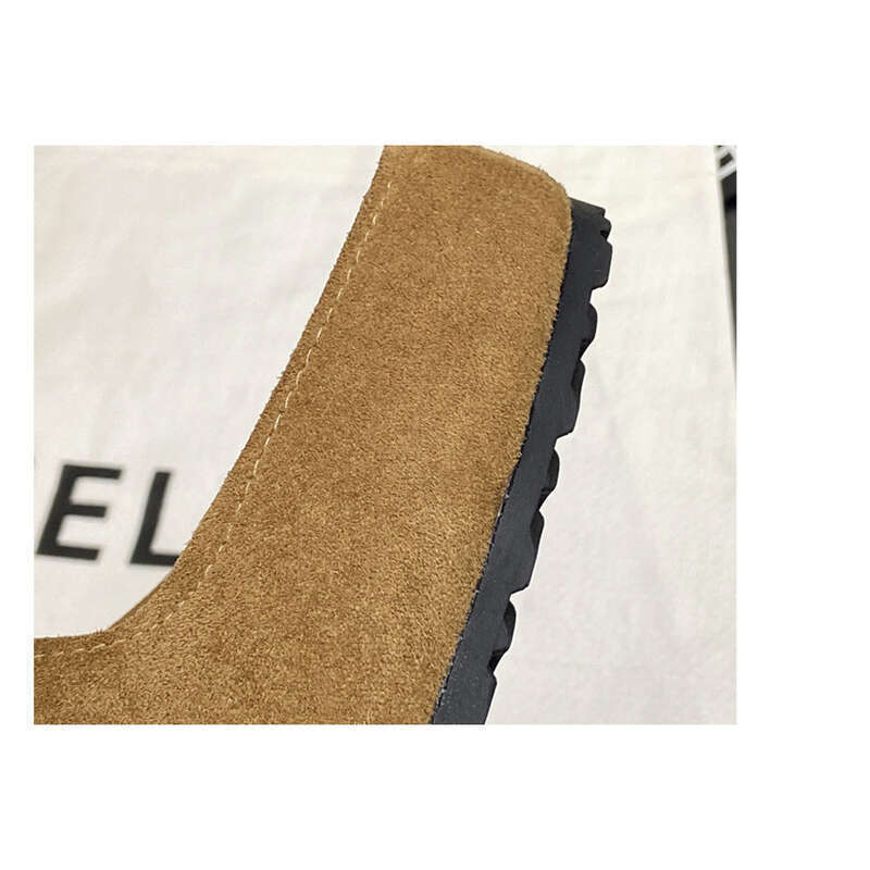 Women's Mary Jane Burkon Toe Slippers, Inside High, Versatile,_voghion.com