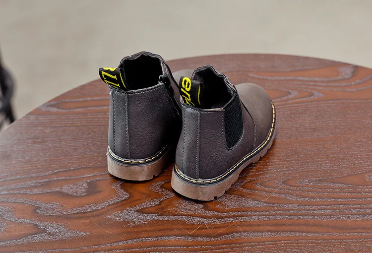 Bērnu modes bērni rudens ziemas mīkstas ādas mazuļu jāšanas zēnu potīšu zābaki meitenēm Cutefeet ikdienas apavi 21. izmērs -_voghion.com