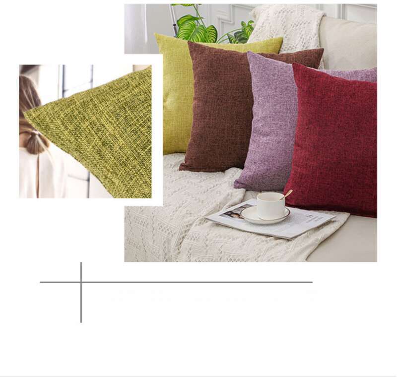Solid Color Sofa Living Room Cushion, Bed Head Large Backrest Set_voghion.com
