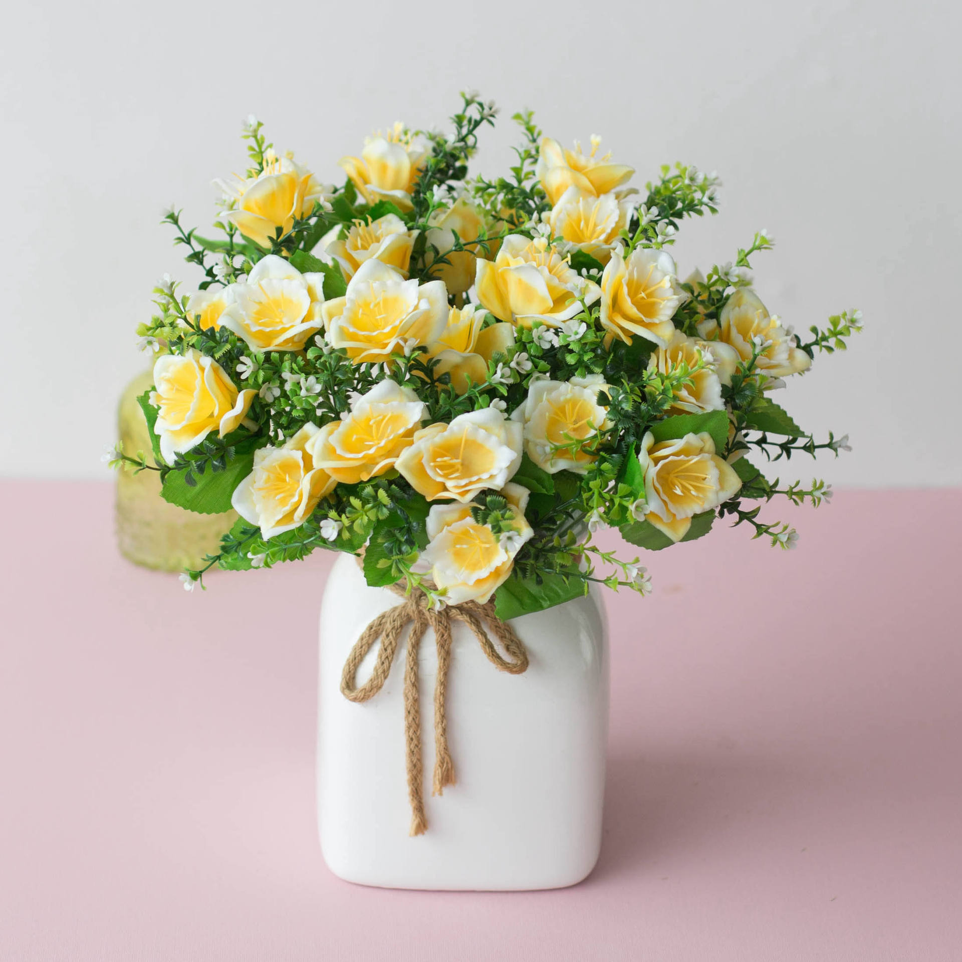 Simulazione di narciso a 7 punte, fiori in vaso, forniture per composizioni di piante all'ingrosso, decorazioni per la casa_voghion.com