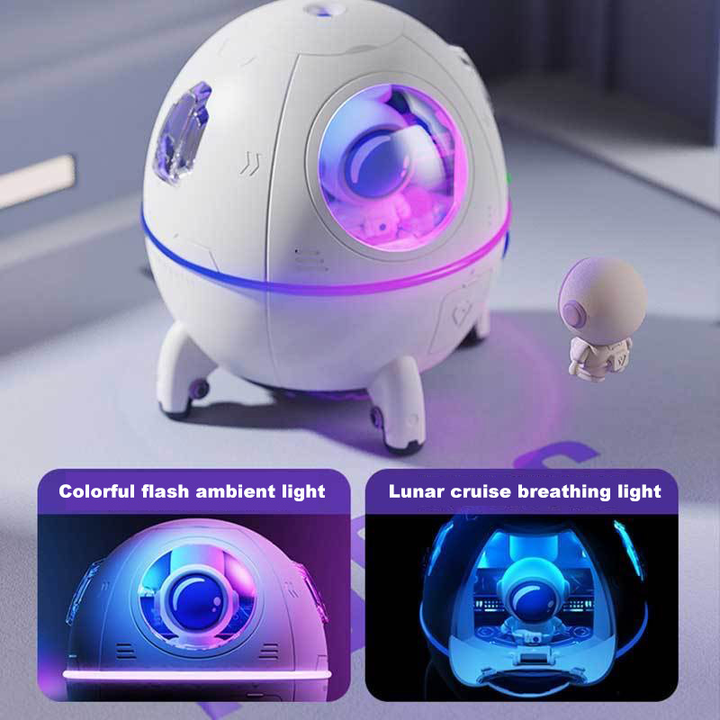 Diffusore umidificatore Astronauta creativo Mini nebulizzatore portatile Nebulizzatore Luce notturna Diffusore d'acqua_voghion.com