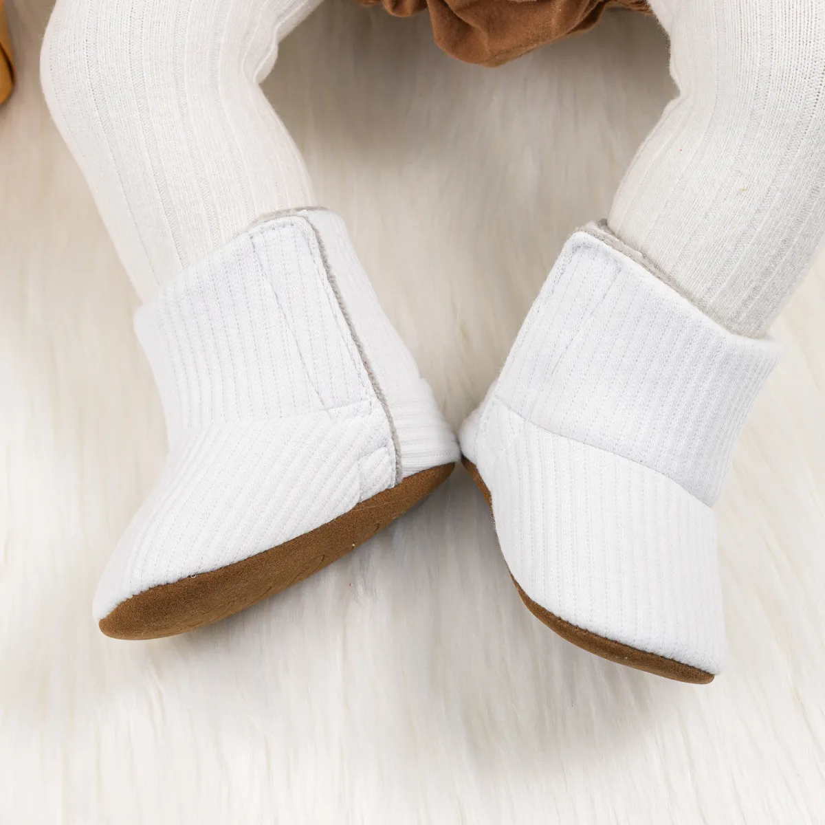 Zimní dětské botičky Kidsnest s měkkou podrážkou pro kojence a dívky, zakryté kotníky, 3 barvy_voghion.com