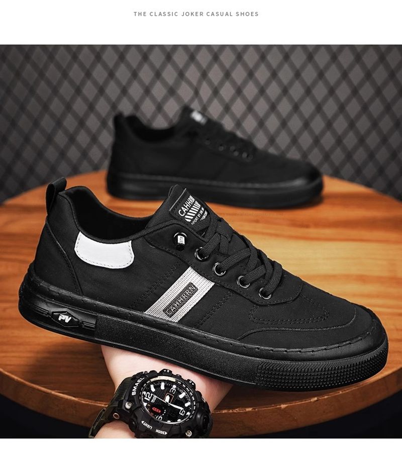 Alçak Üst Deri Spor Ayakkabı Moda Öğrenci Ayakkabıları_voghion.com