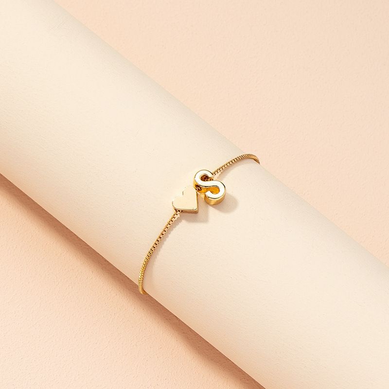 Bracelet Love Words Hand Personalized Jewelry Simple 26 English Letters_voghion.com