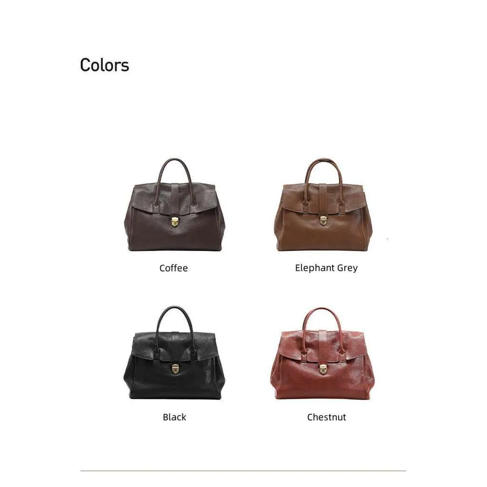 Jamhoo England Style Tote Bags For Women Designer Handbag And Purse 2024 New Vintage Lock Large Capacity Underarm Bag_voghion.com