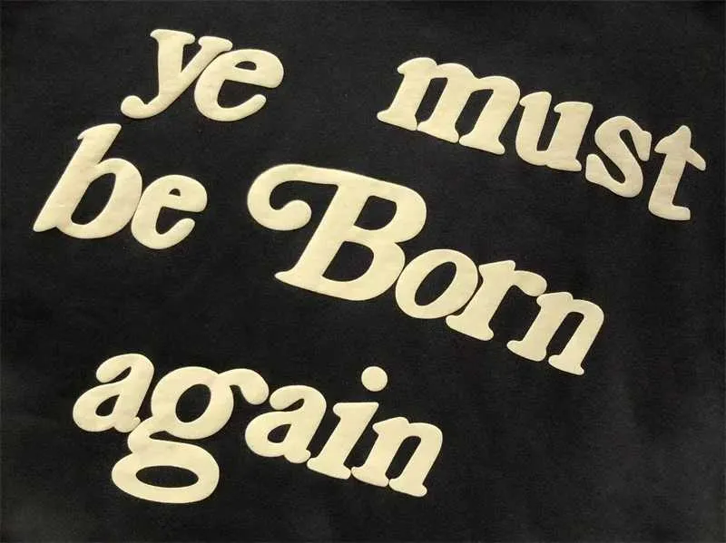 Sweat à capuche style vintage CPFM « Ye Must Be Born Again » pour homme et femme XJ250530_voghion.com