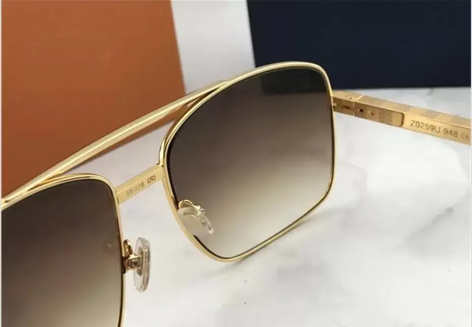 2024fashion designer men classic attitude 0259 metal square frame popular retro avantgarde outdoor uv 400 protection_voghion.com