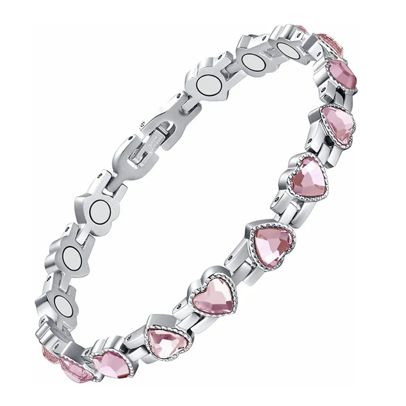 Mode Liebe Würfel Zirkonia Gewicht Verlust Energie Magnet Armband frauen Paar Schmuck_voghion.com
