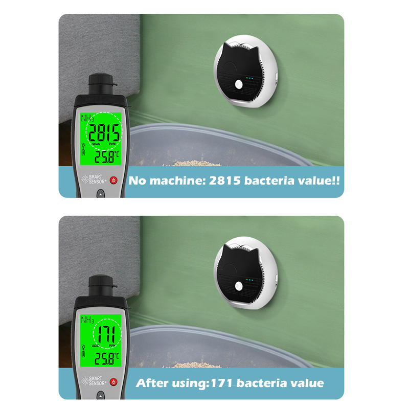 Smart Timer Air Purifier Cleaner Freshener Negative Ion Ozone Generator Sterilizer Pet porducts Cat Litter Odor Deodorization_voghion.com