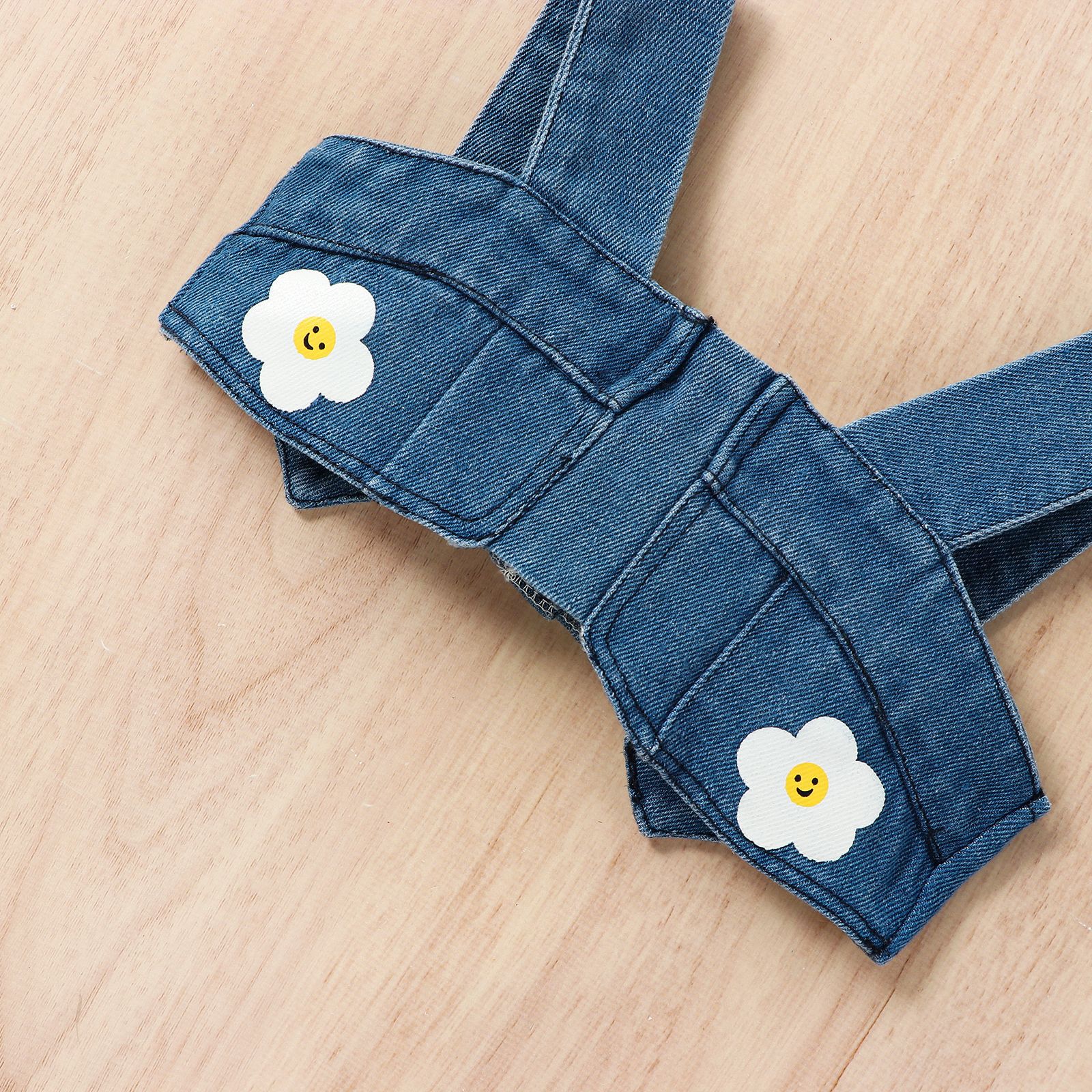 Mutter & Kinder Europäischen und Amerikanischen kinder kleidung der neue sommer mädchen rohr top halter top + denim shorts set_voghion.com