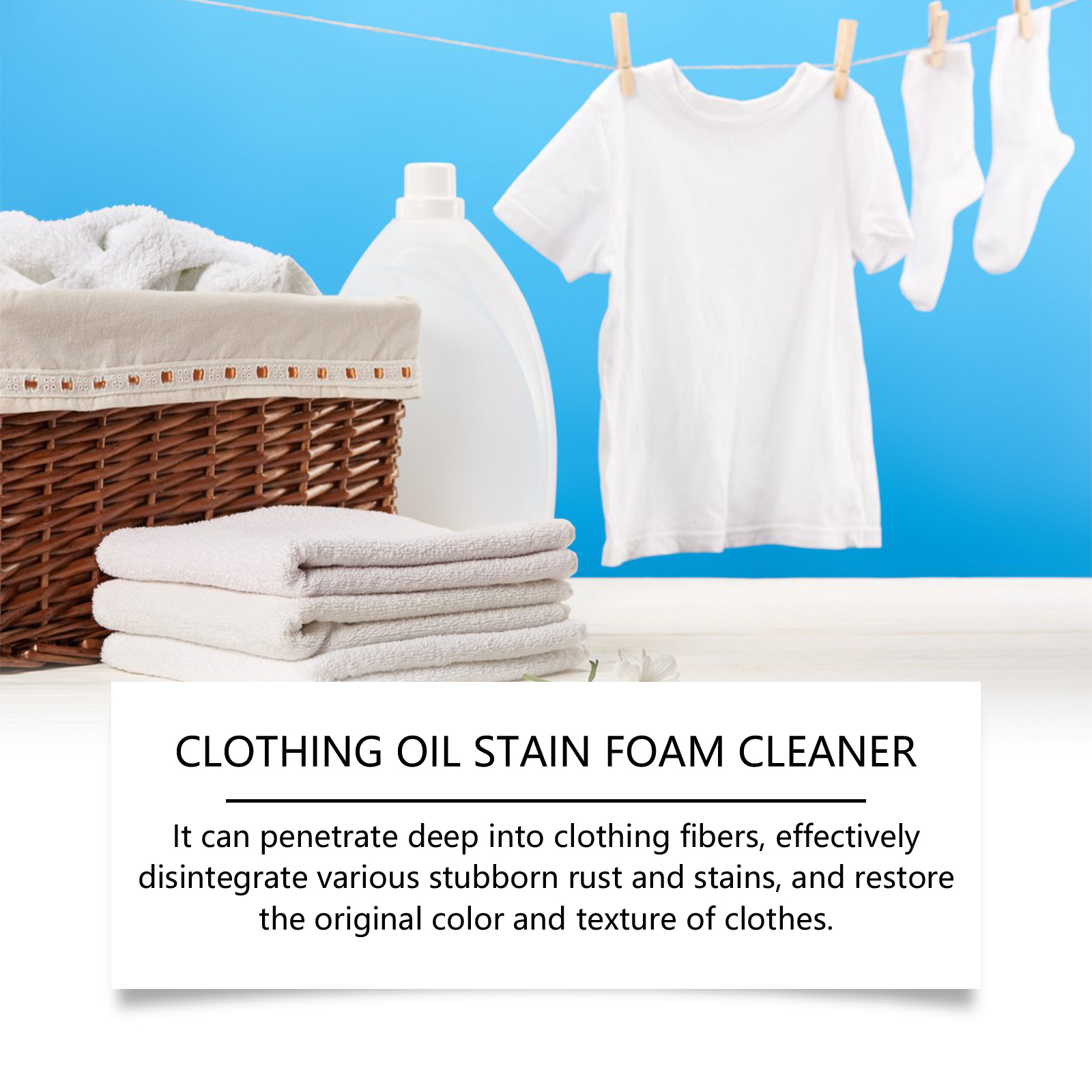 Jaysuing Clothing Oil Stain Foam Cleaner To Remove Stubborn Stains Leave Fragrance Clean Clothing Stain Remover_voghion.com