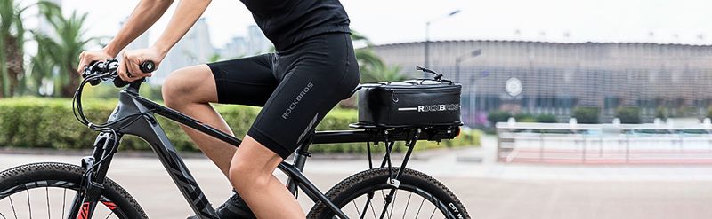 ROCKBROS Pannier Rack dviračio krepšys, atsparus vandeniui 4-9L_voghion.com