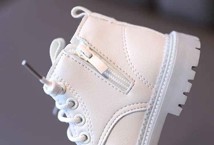 Kids Leather Waterproof Children Sneakers for Baby Girls Boots Toddler Boys Shoes Happysteps School Party Size_voghion.com