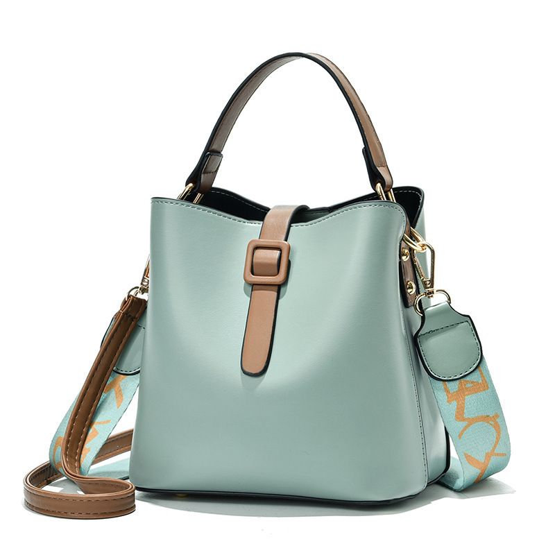 Damentasche 2024 neue breite Schultergurt-Beuteltasche im koreanischen Stil, Mode, große Kapazität, Handtasche,_voghion.com