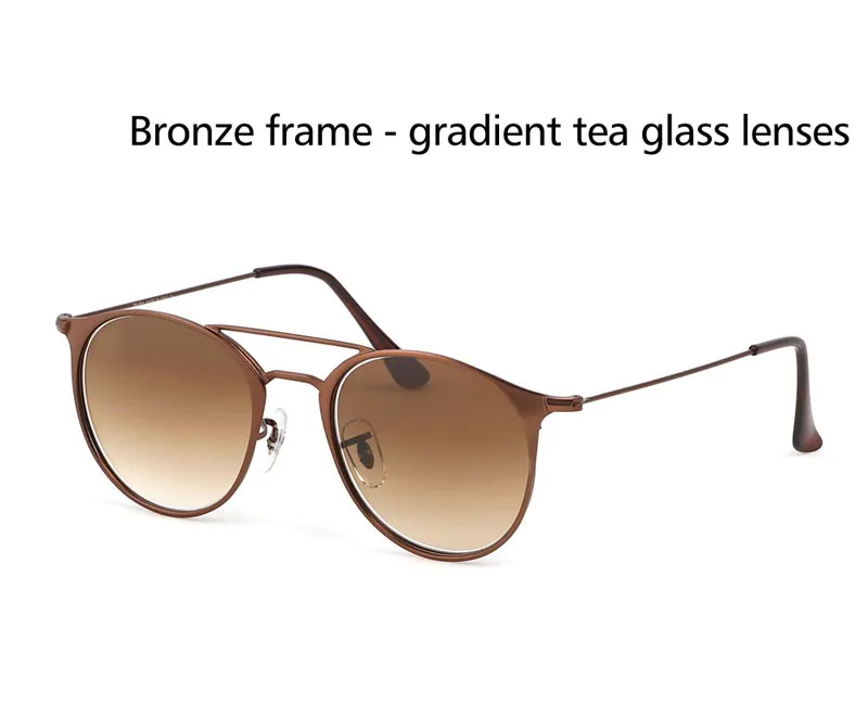 Hurtownia-Marka projekt Okrągłe okulary przeciwsłoneczne damskie męskie Metalowa oprawka Szklane soczewki Retro Vintage Sportowe okulary przeciwsłoneczne Gogle z_voghion.com