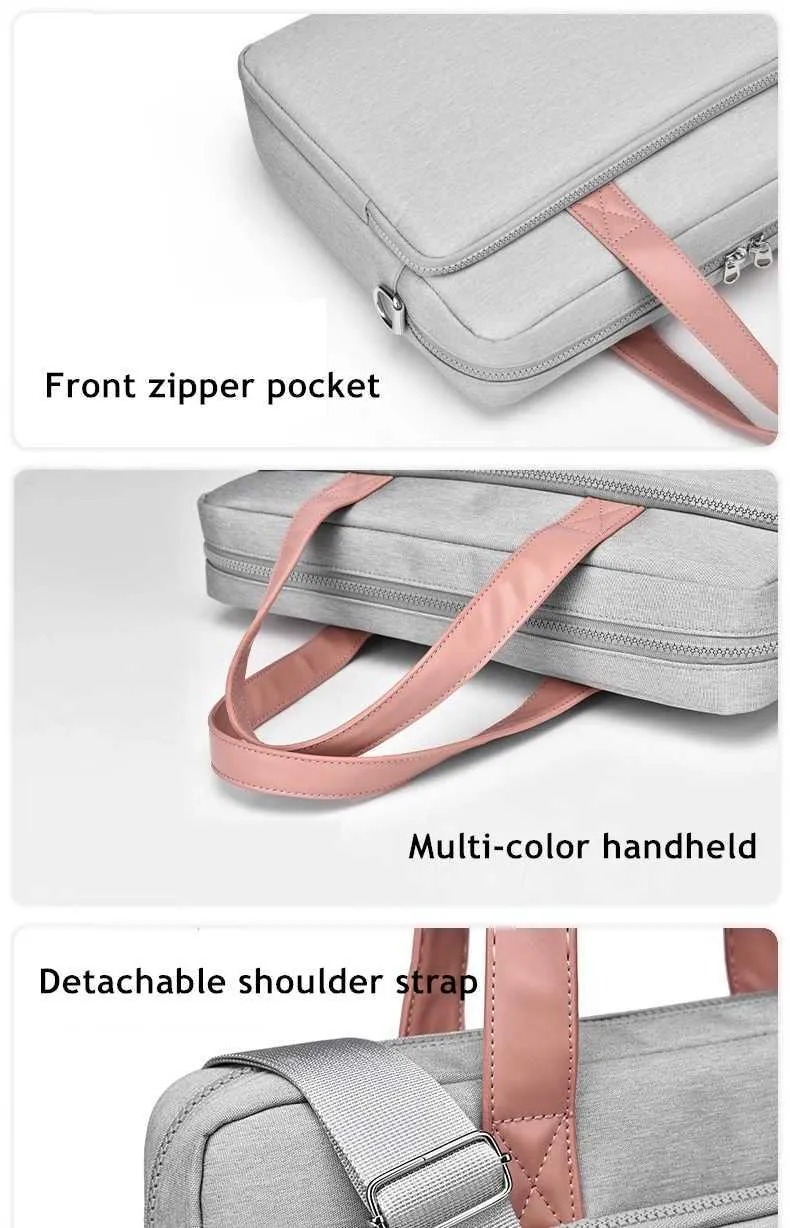 Stoßfeste Messenger-Laptoptasche 141516 Zoll Handtasche Aktentasche Mann Dame Schultertasche für Buch Notebook Tablet PC Ba241101_voghion.com