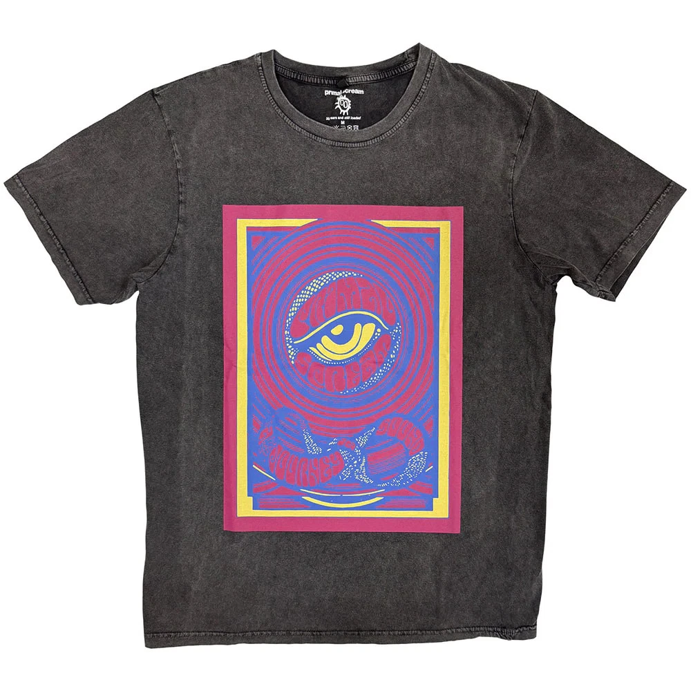 Koszulka primal scream stone wash psychodeliczne oko szara_voghion.com