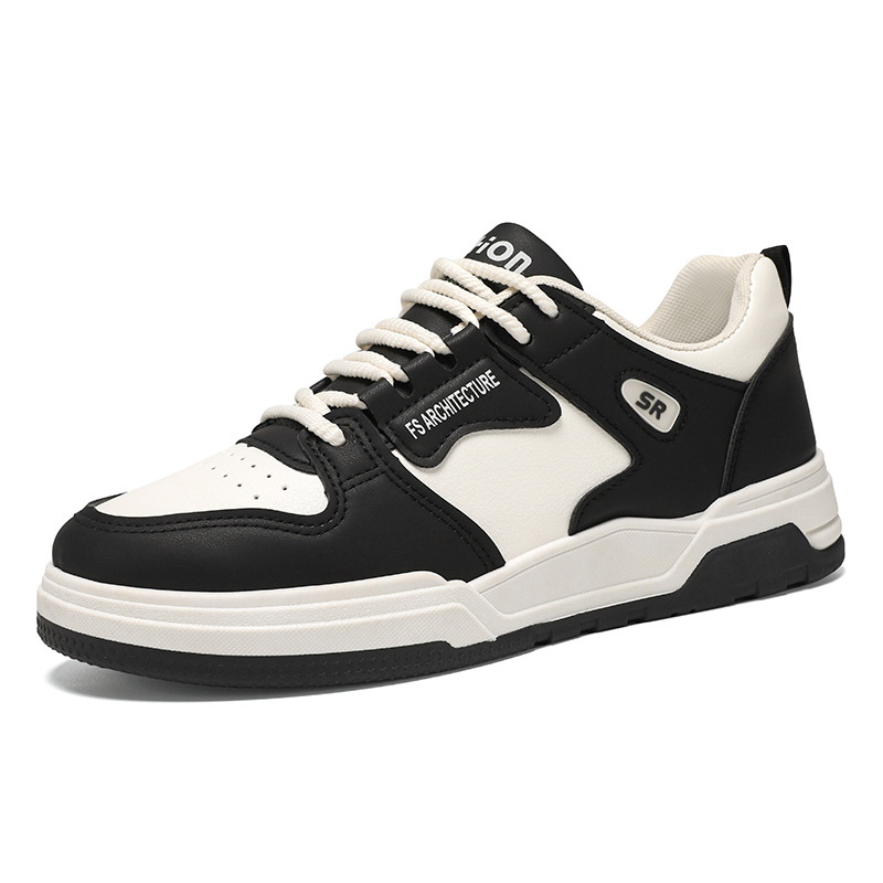 Chaussures pour hommes Chaussures respirantes Petites chaussures blanches pour hommes Chaussures de sport à plateforme Chaussures de planche décontractées_voghion.com