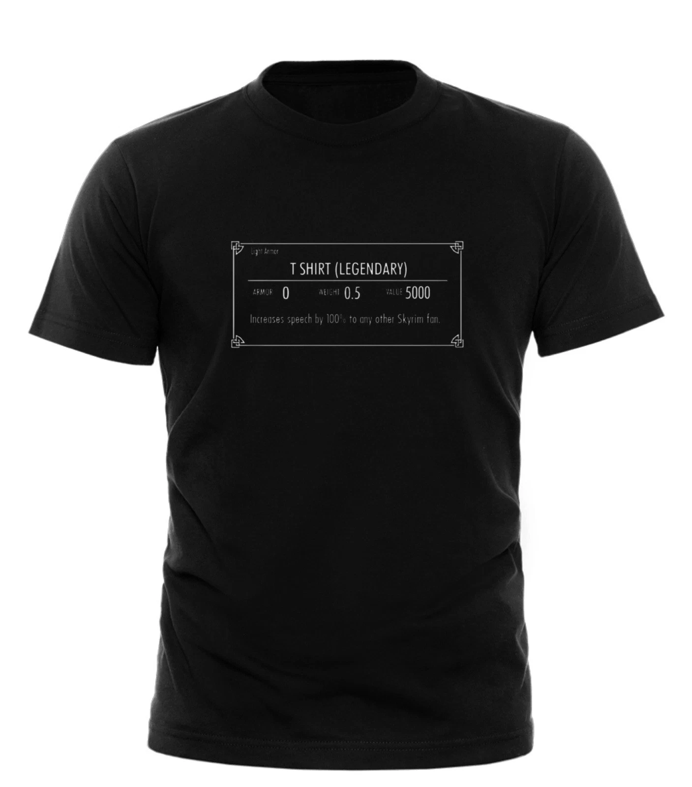 Skyrim Elder Scrolls Oblivion Dragonborn T-shirt Unisex Top_voghion.com