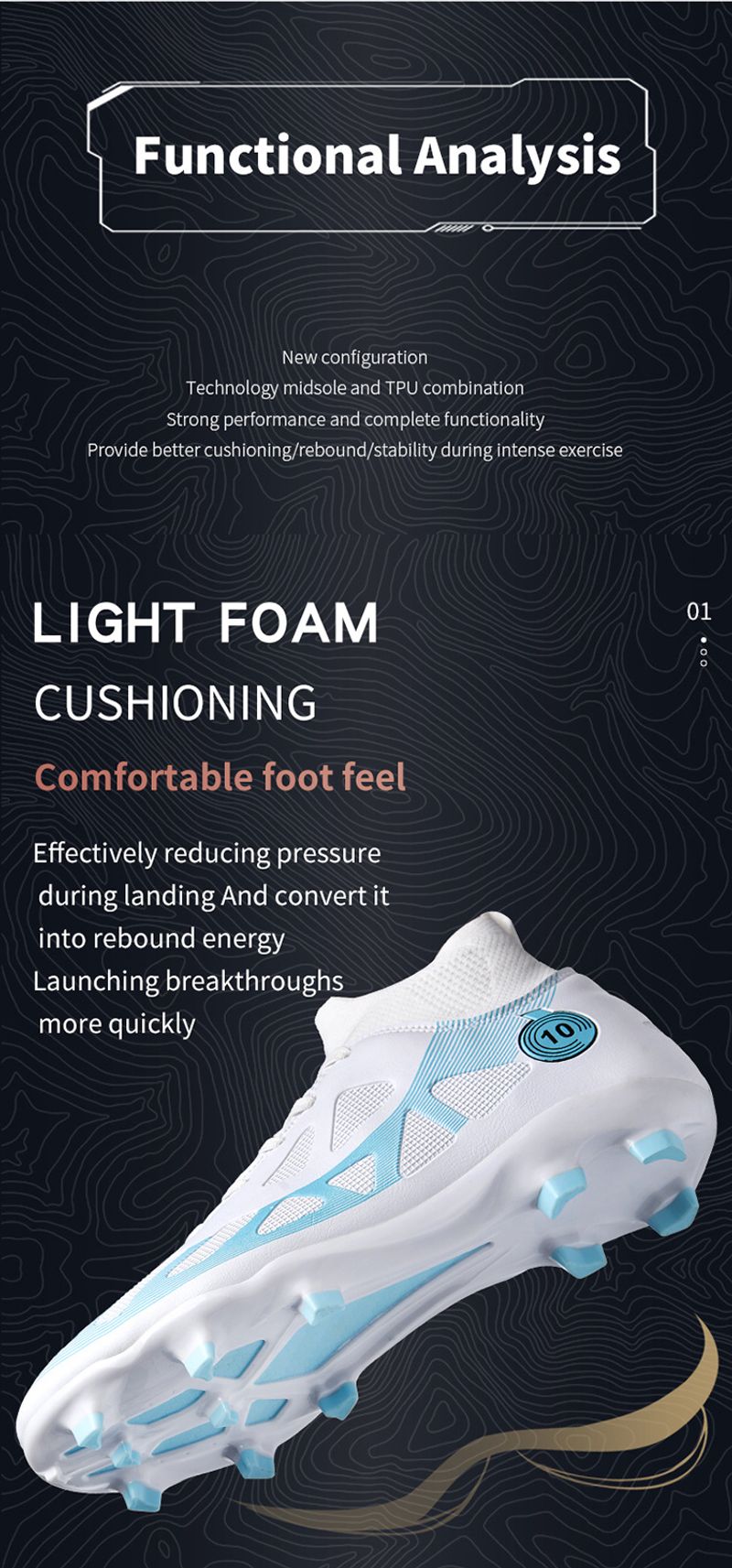 High Top 2023 Herbst Neue Lange Kurze Nagel Fußball Große Größe 46 Jungen Erwachsene Sport Schuhe_voghion.com