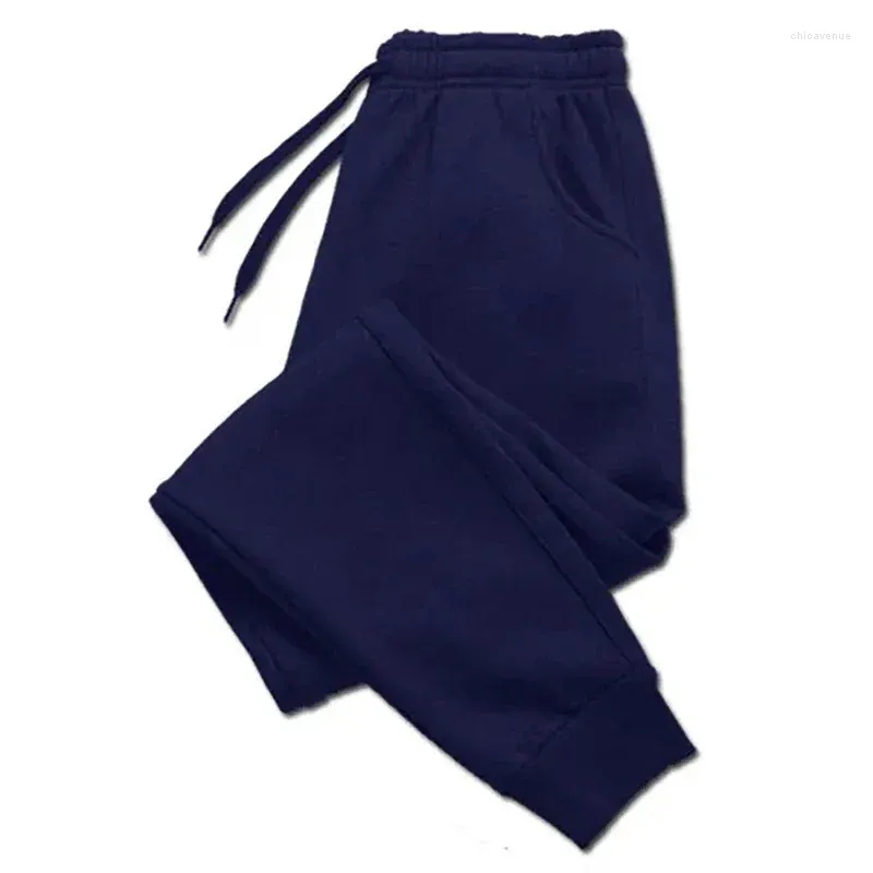 Herrebukser Herre Uformell Høst Vinter Fleece Joggebukser Herre Løping Jogger Sportsbukser Mote Ensfarget_voghion.com