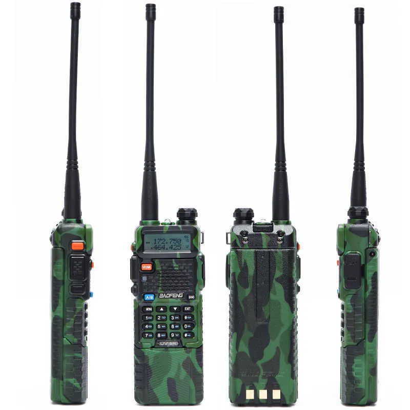 Lepsza jakość 1 lub 2 szt. Baofeng BF-UV5R Radio amatorskie przenośne krótkofalówki Pofung UV-5R 5W VHF/UHF dwuzakresowe dwukierunkowe UV 5r CB 210817_voghion.com