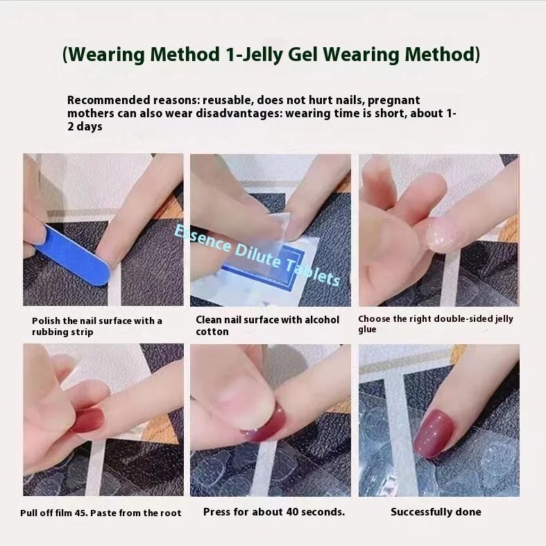 Handgemachte Nagelpflege mit Spicy Girl Weinrote Kamelie Schmetterling Künstliche Nägel Handgemachte Nagelpflege Patch Nagelaufhellung_voghion.com