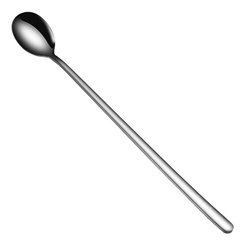 Cucchiai in acciaio inossidabile 304 Cucchiai per gelato Cucchiai da caffè con manico lungo Cucchiai per mescolare Utensili da cucina_voghion.com