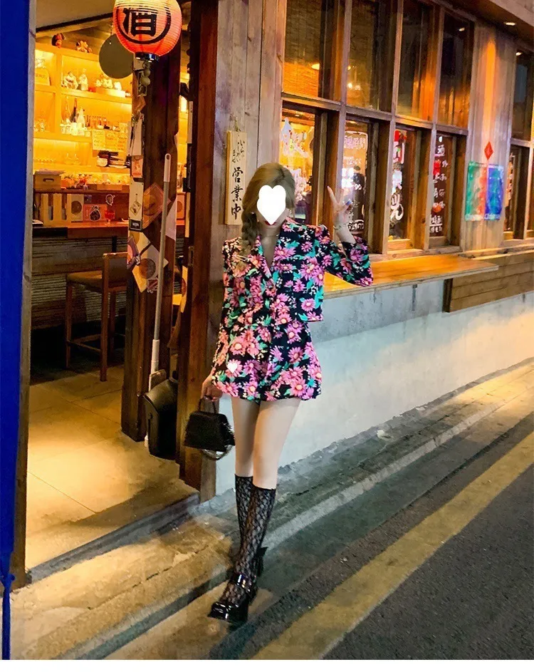 Square toe JK spicy girl thick high heels Mary Jane shoes women's new style single buckle strap small leather_voghion.com