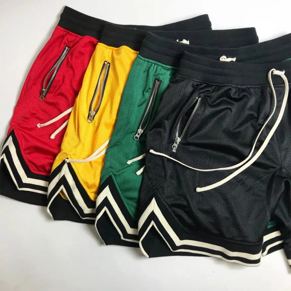 Mens Sports Basketball Shorts Mesh Quick Dry Gym For Summer Fiess Joggers Casual Breathable Short Pants Scanties Male_voghion.com