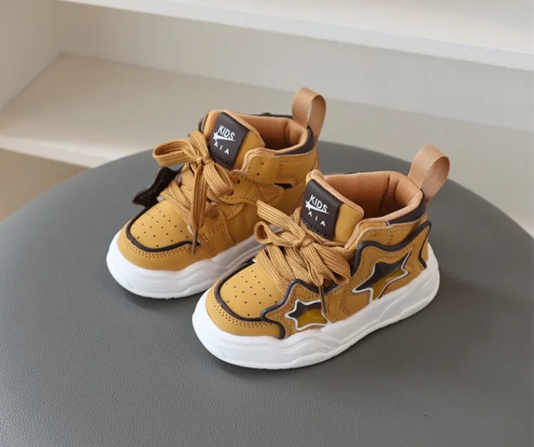 Boy Sport Autumn Winter Fashion Casual Kids Soft Sole Basketball Shoes Kidsnest Children Sneakers Trainers Sizes_voghion.com
