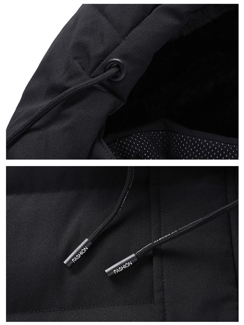 Giù 2024 nuovo inverno uomo ispessito cappotto corto cappuccio staccabile giacca di cotone alla moda_voghion.com