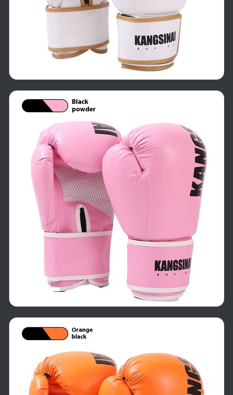 gloves for fighters, male female Sanda, children's sandbag fighting, young gloves, and professional Thai_voghion.com