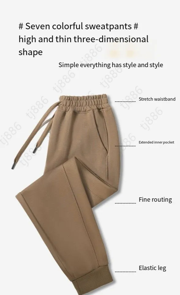 Projektant polo męskie Spodnie grube damskie Spodnie dresowe sportowe joggery Spodnie pantalon jogging Męskie spodnie dresowe Spodnie biodrowe_voghion.com