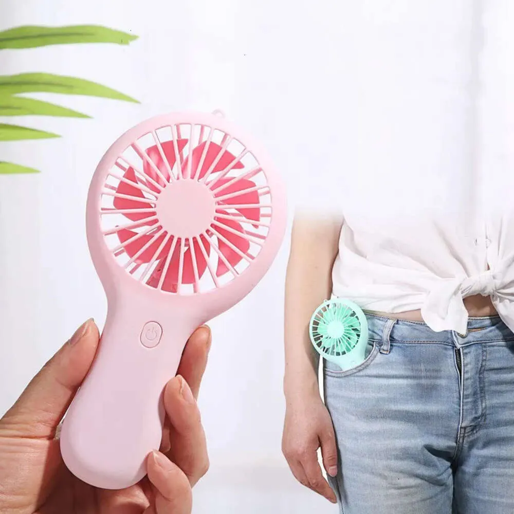 Handheld Cooler Small USB Mini Portable Silent Rechargeable Pocket Desk Office Electric Stand Fan Business Promotion_voghion.com