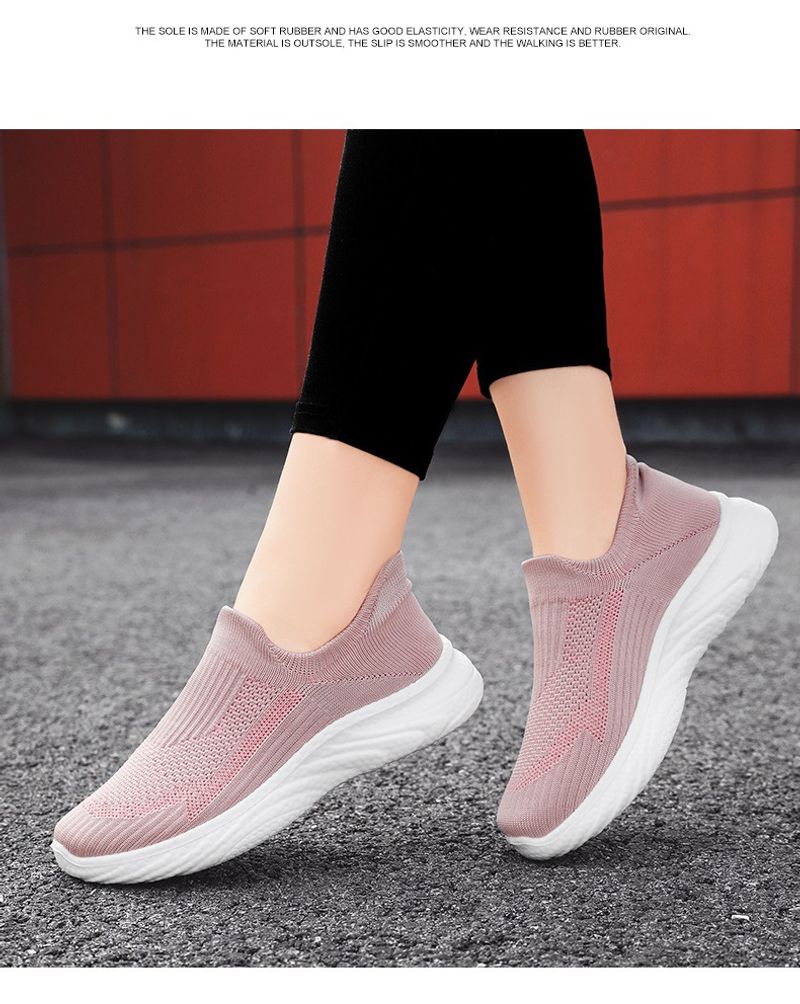 Women's Slip-on Sports Running Shoes Lightweight Casual Trainers_voghion.com