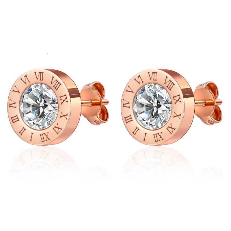 Parure collier et boucles d'oreilles chiffres romains cristal_voghion.com
