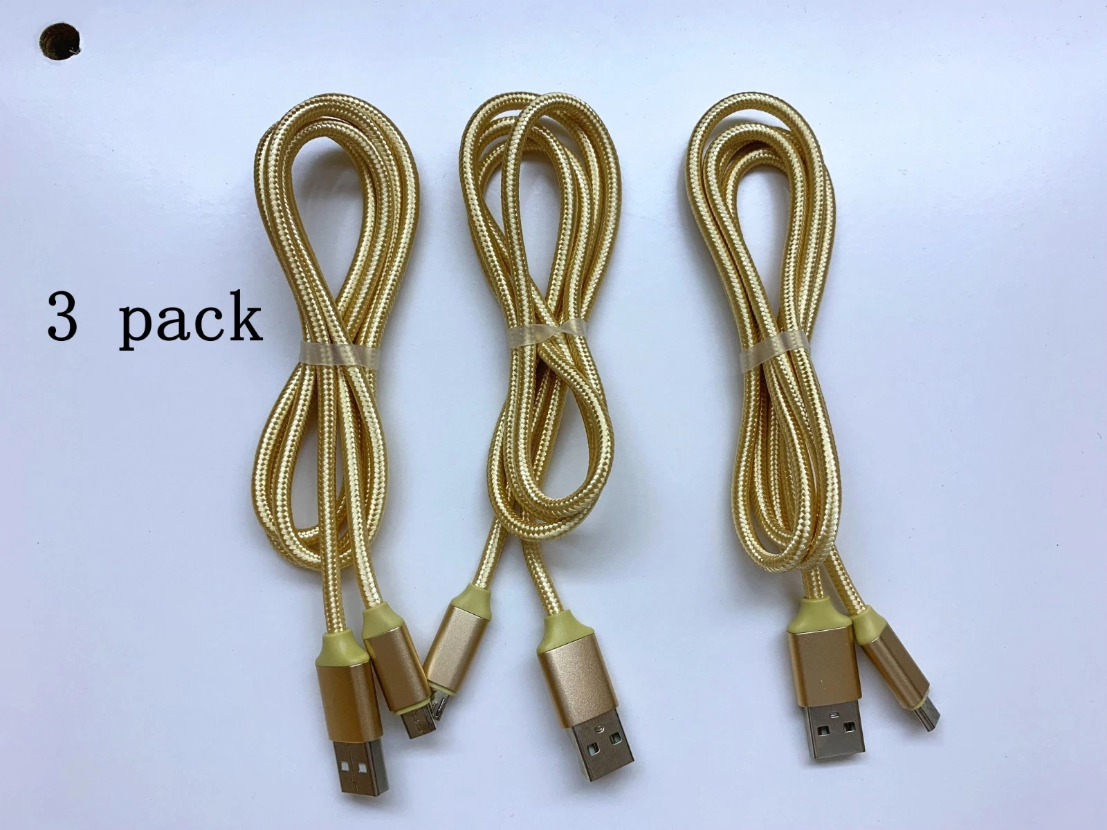 3-Pack 3ft Micro USB Charger Fast Charging Cable Cord For Samsung Android Phone_voghion.com