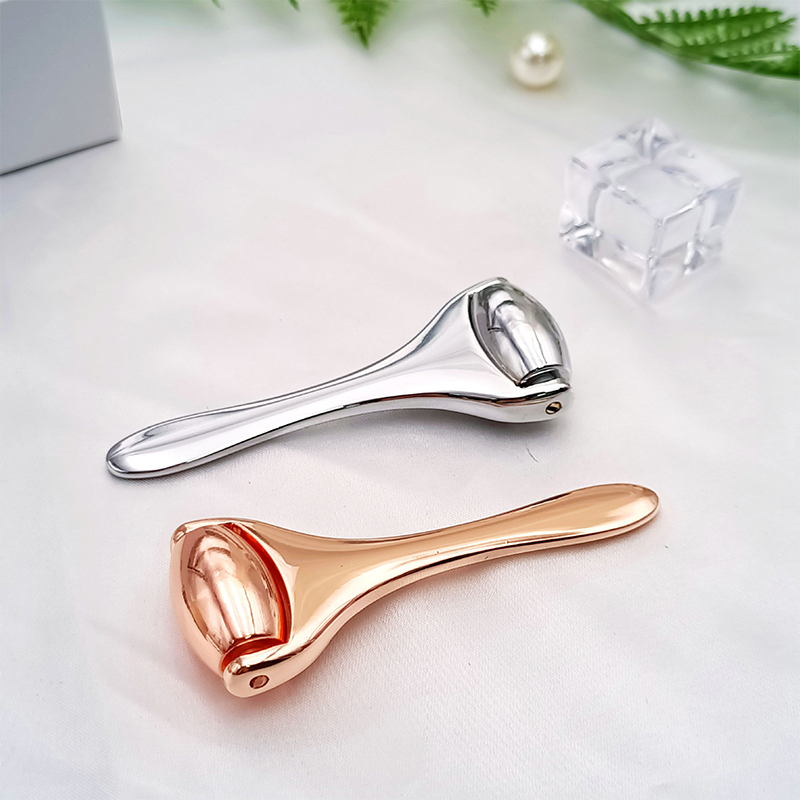 Rullo per il viso in acciaio inossidabile, rullo per il viso con ghiaccio, massaggiatore per il viso, anti-invecchiamento, lifting del viso, sollievo dal dolore, strumento per spa di bellezza_voghion.com