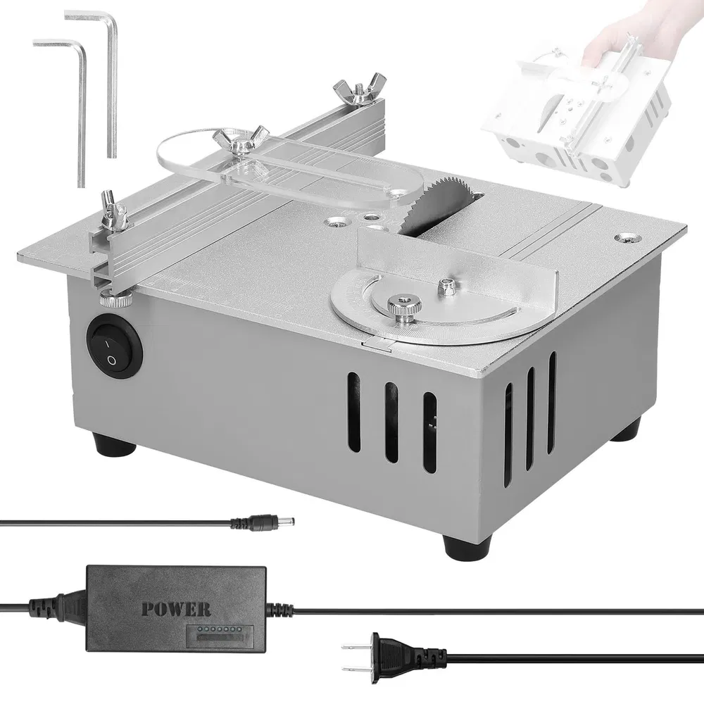 Compact Mini Table Saw For Wood, PCB, And PVC Cutting – Precision DIY Tool_voghion.com