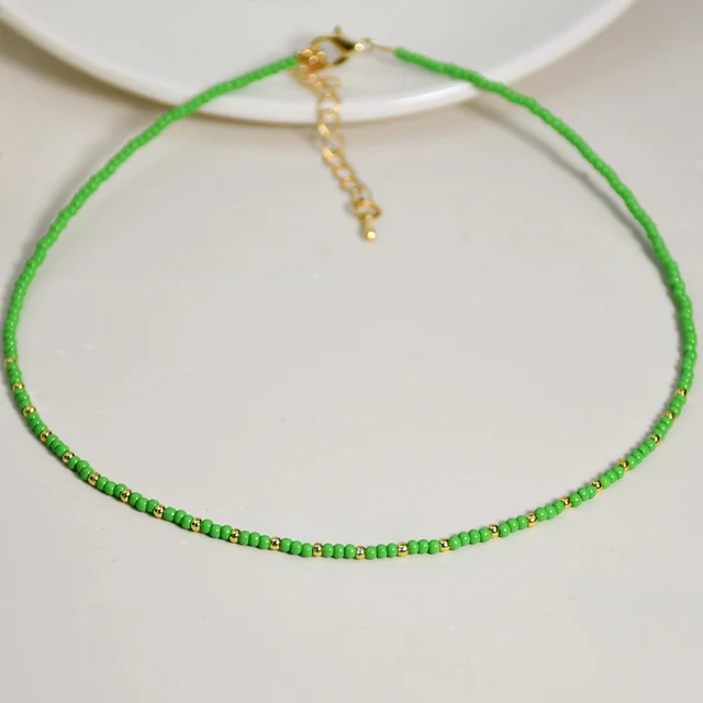 Modes YWZIXLN krāsainas, roku darbs, bohēmiskas acis, krelles, ķēdes, modes kaklarotas, rotaslietas sievietēm, eleganti aksesuāri N0350_voghion.com