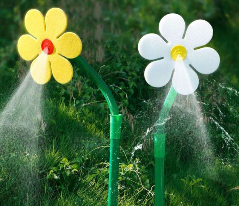 The Lazy Man Genius Irrigação Automática de Jardim com Aspersor de Girassol_voghion.com