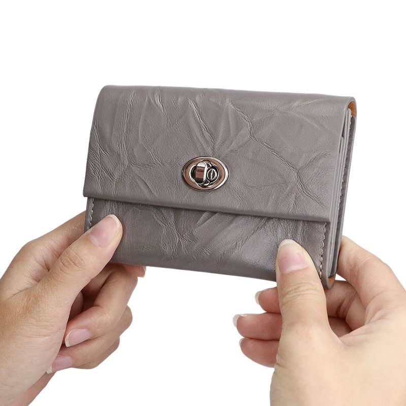 URBAN MASTER Einfarbiges Münzgeldbörse aus echtem Rindsleder für Männer und Frauen, Retro, lässiges Kleingeldfach,_voghion.com